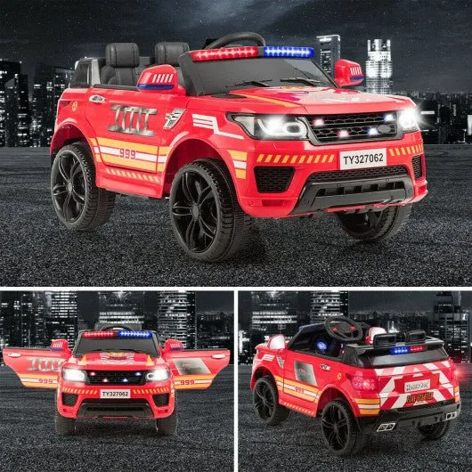 12V Kids Electric Ride On Car with Remote Control-Red