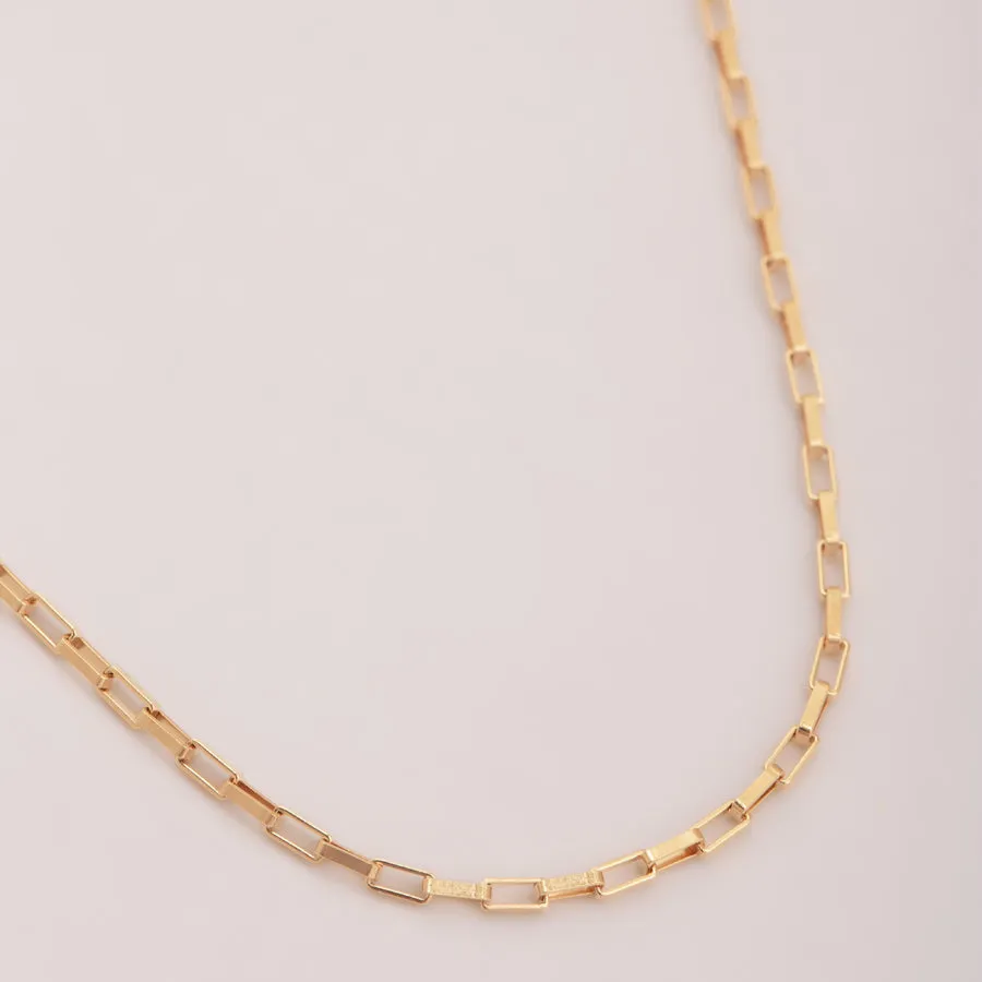 14K Gold Vermeil Link Chain Necklace