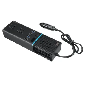 200W 12/24V 220V AC Vehicle Inverter Voltage Changer QC3.0 USB Digital Display Ports Transformer Car Socket