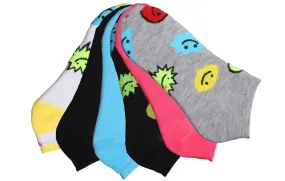 3 Pack Novelty Patterned Cute Cotton Ankle Socks