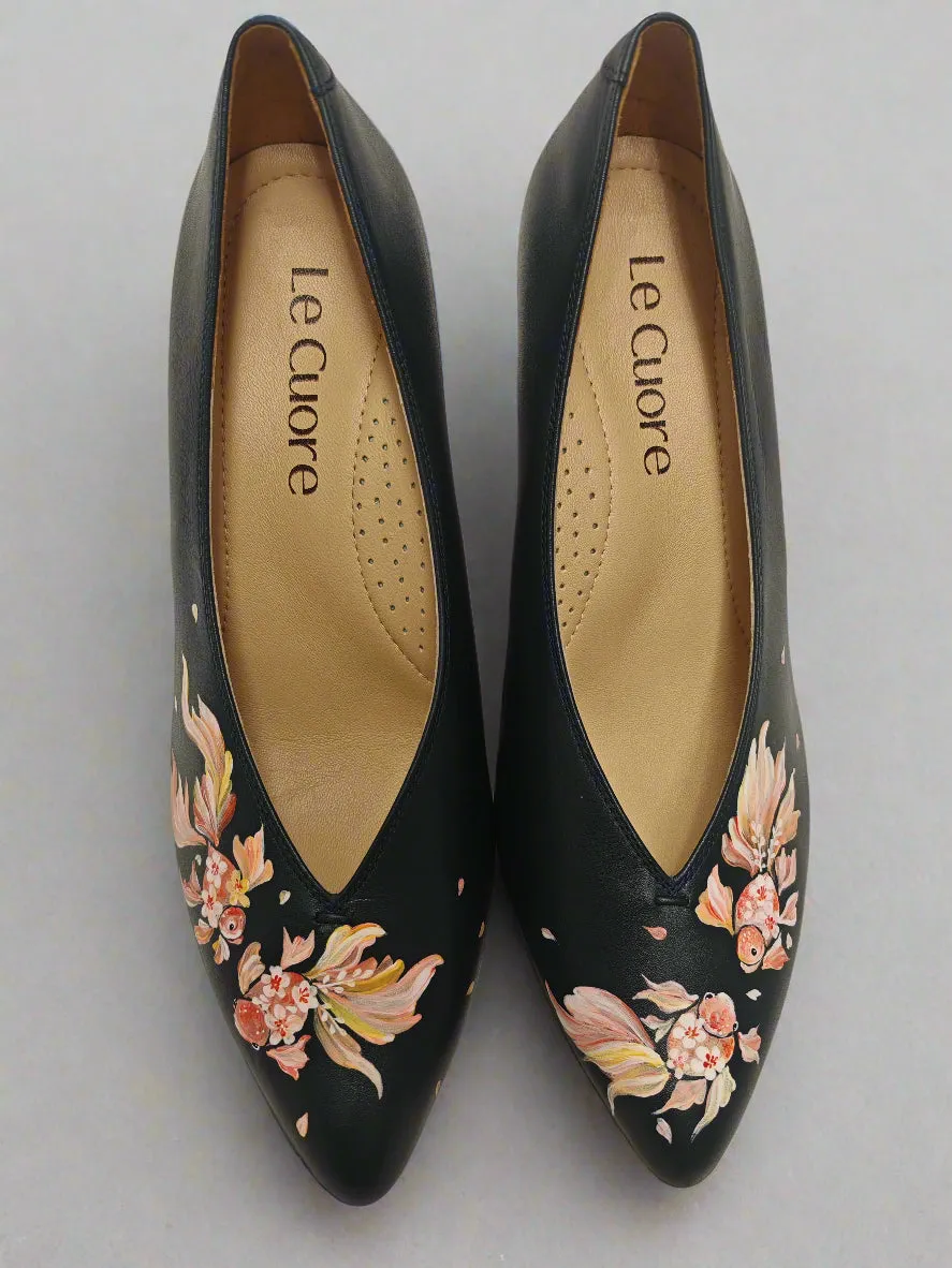 AI Shoeful 3" Stilettos - Dreamy Goldfish