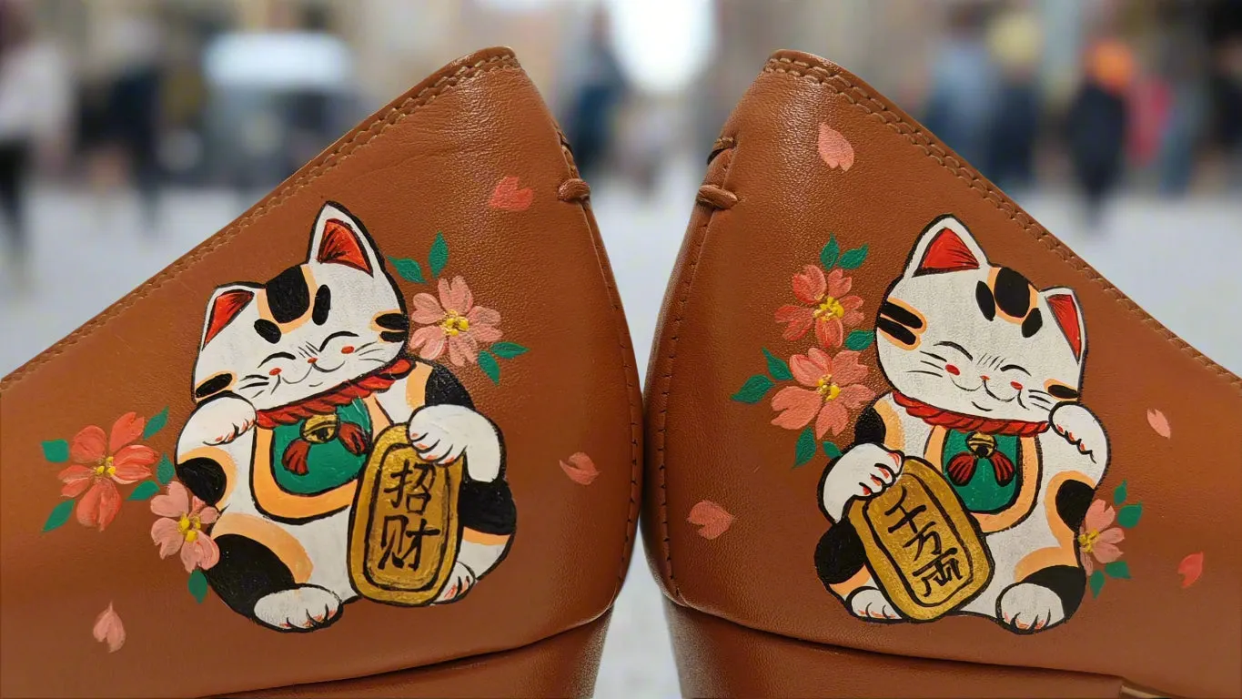 AI Shoeful 3" Stilettos - Maneki-neko