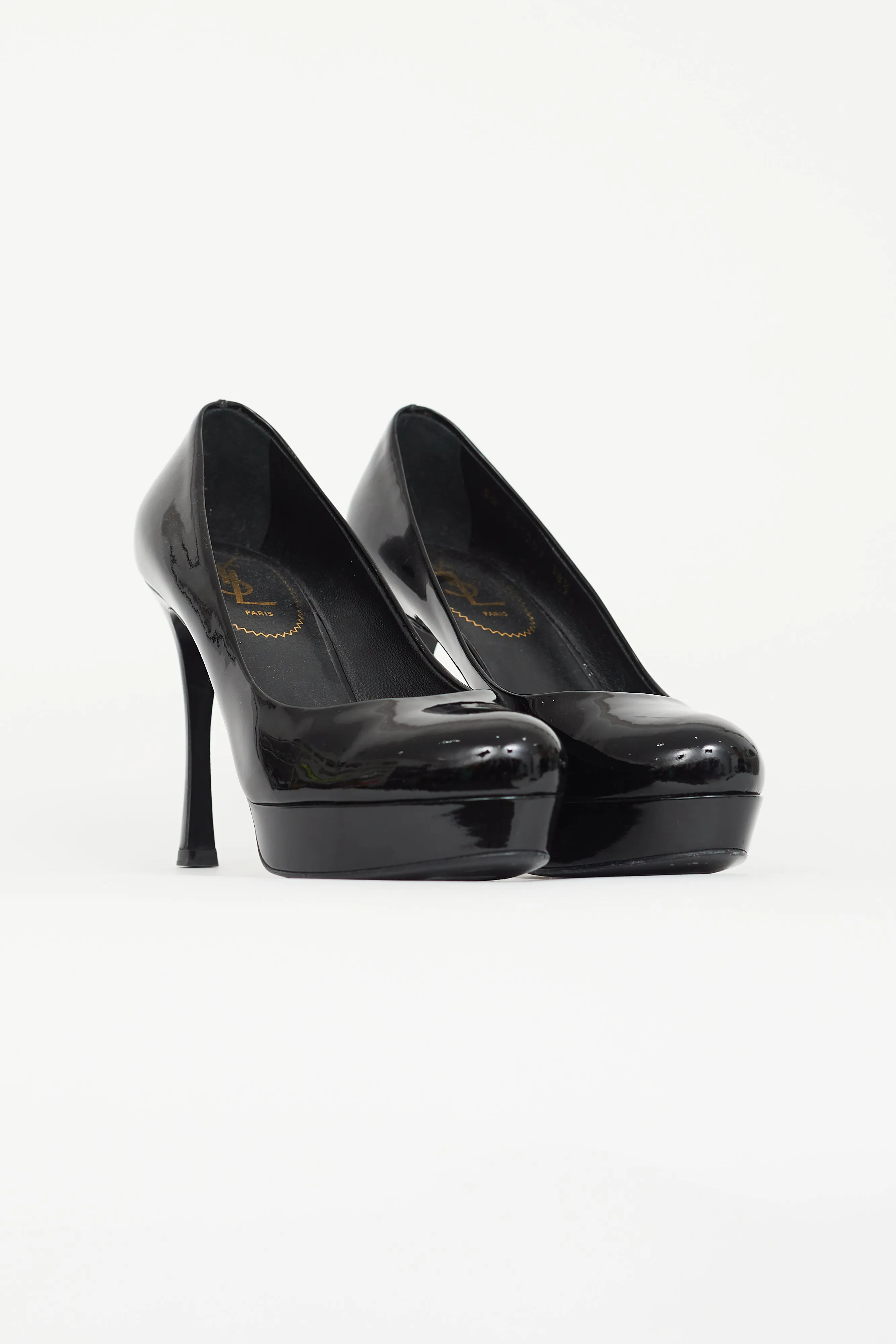 Black Patent Platform Pump