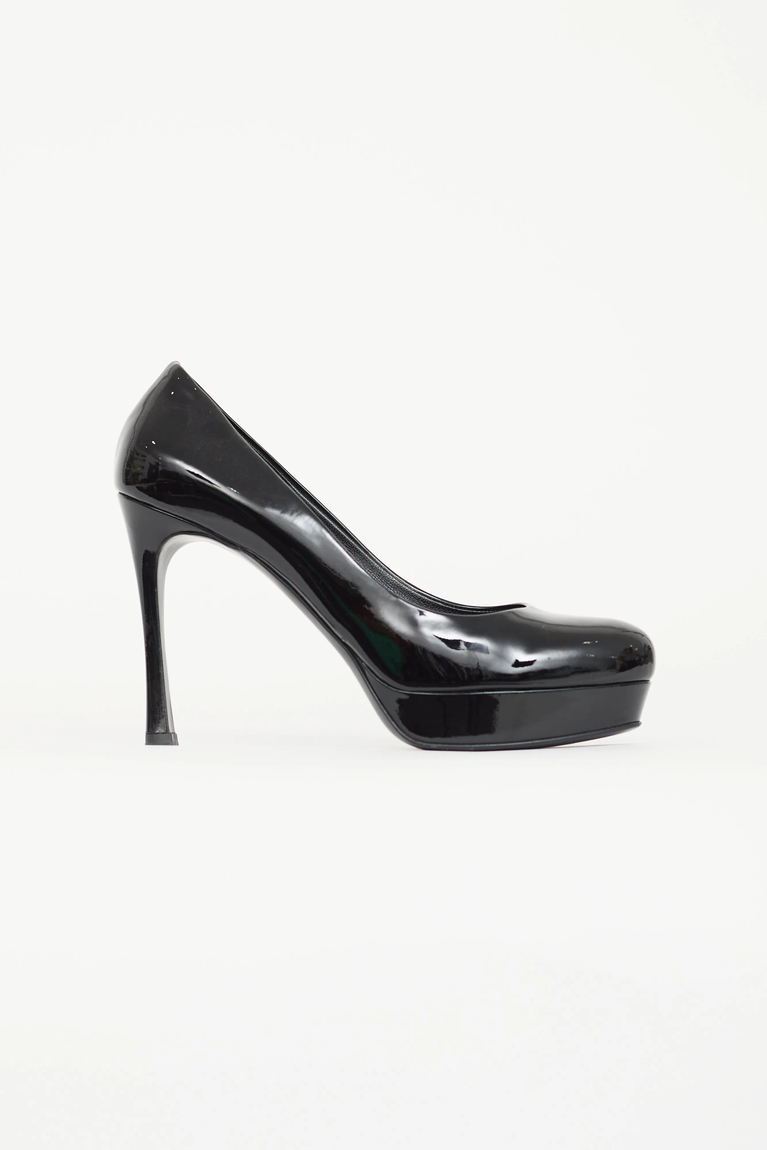 Black Patent Platform Pump