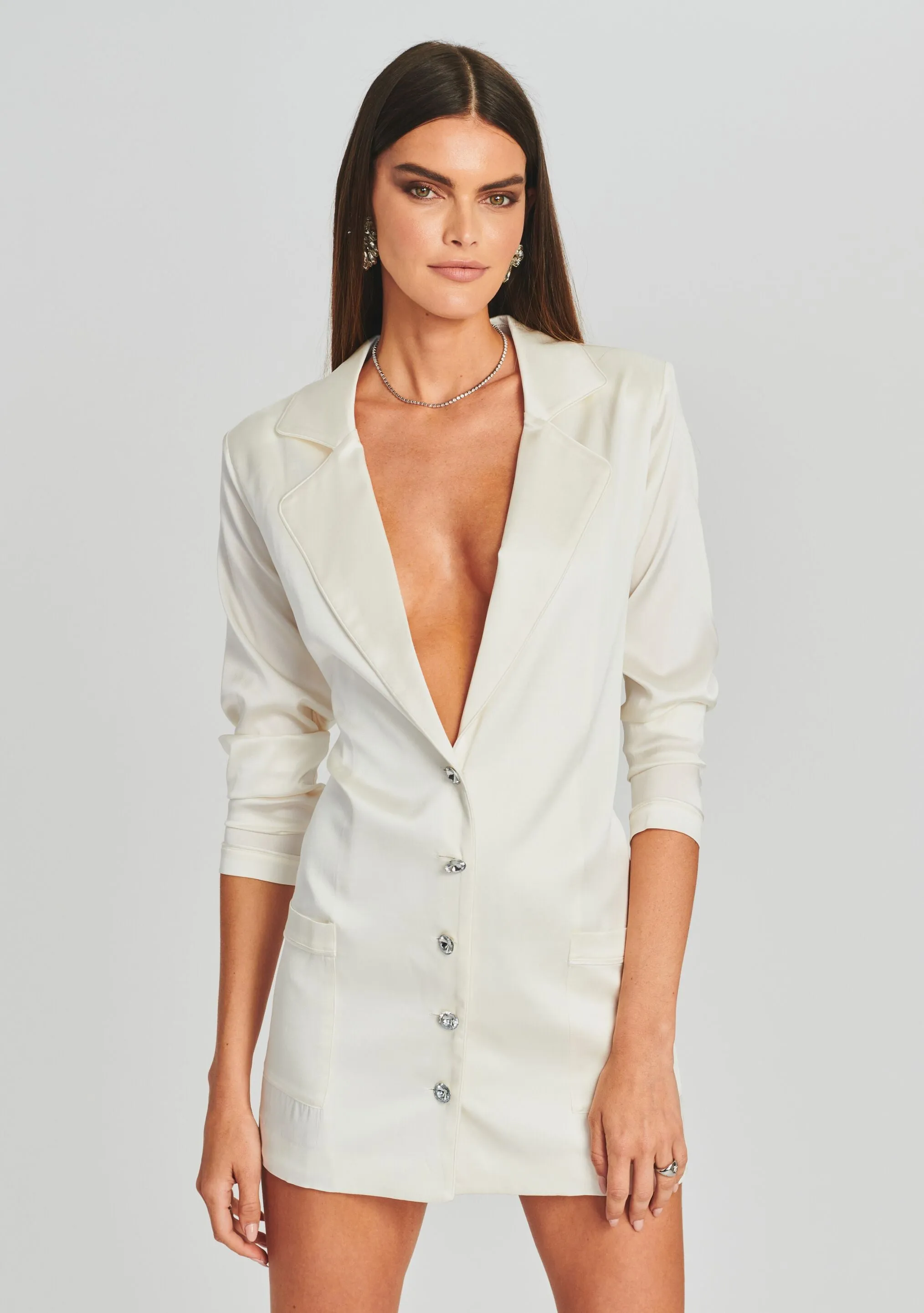 Blakely Silk Blazer
