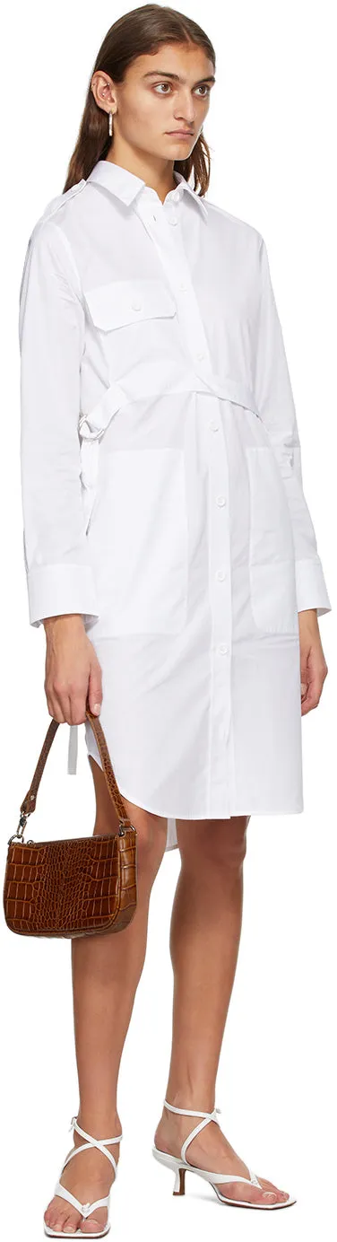 BY FAR White Mindy Heeled Sandals