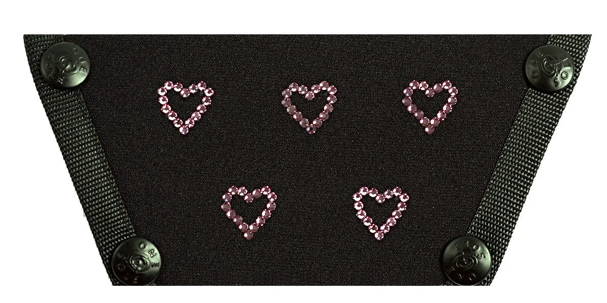Crystal Pink Hearts