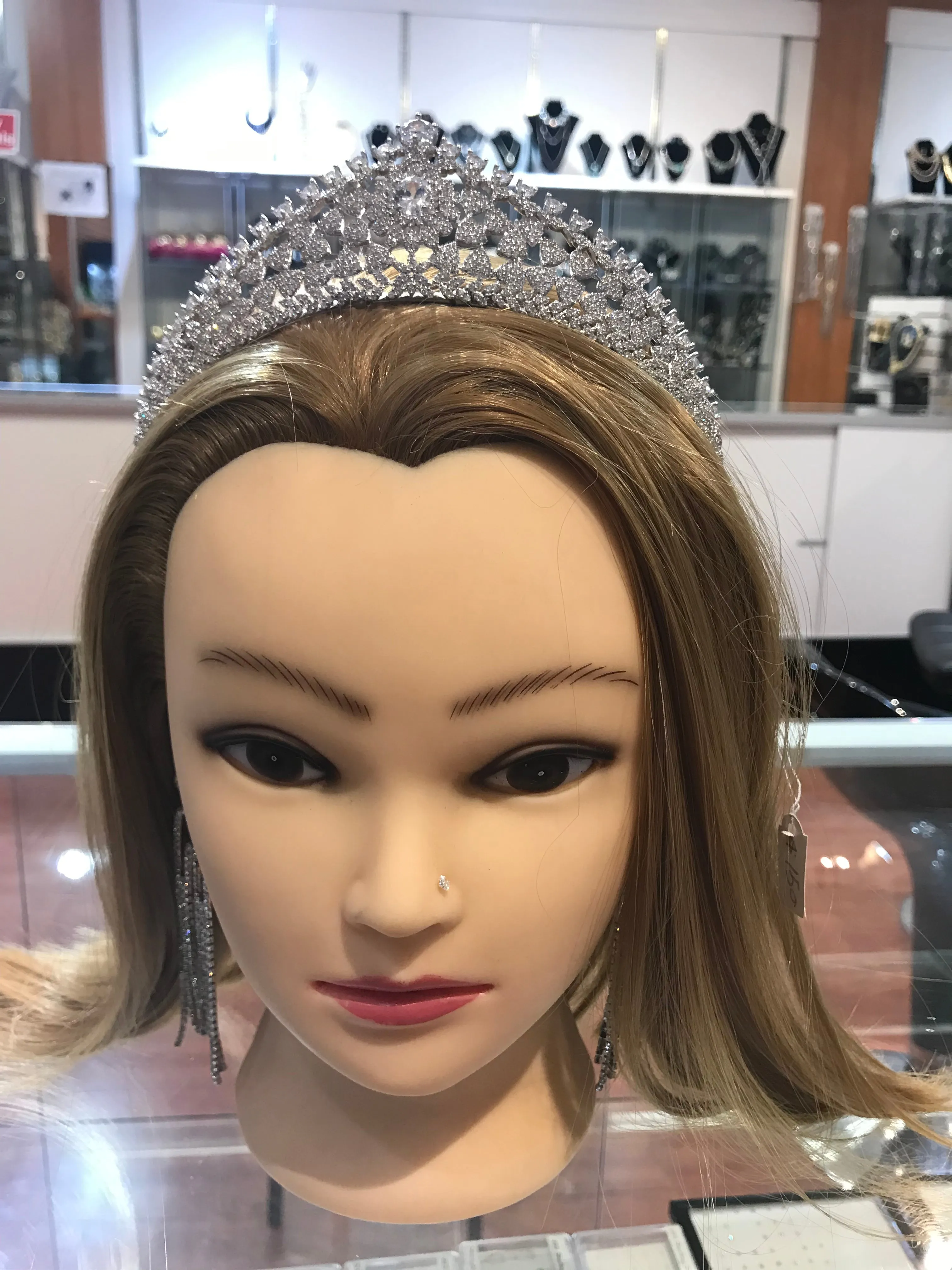 CZ stone crown