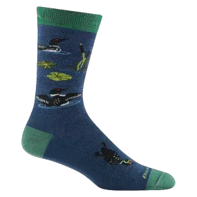 Darn Tough® Men's Diver Loon (Denim) Crew Lightweight Lifestyle Socks 6112