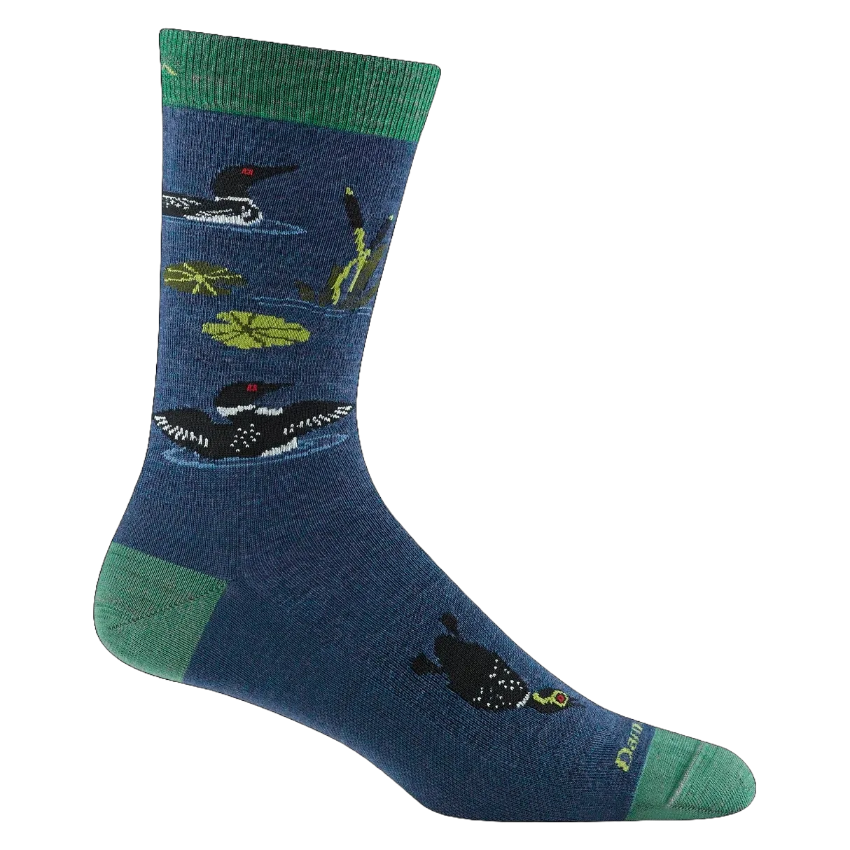 Darn Tough® Men's Diver Loon (Denim) Crew Lightweight Lifestyle Socks 6112