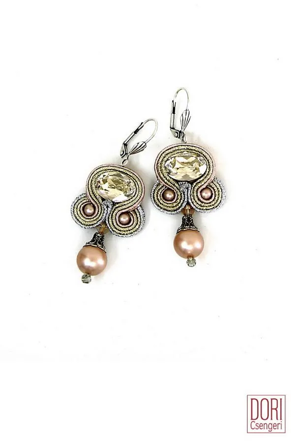 Desiree Pearl & Crystal Earrings
