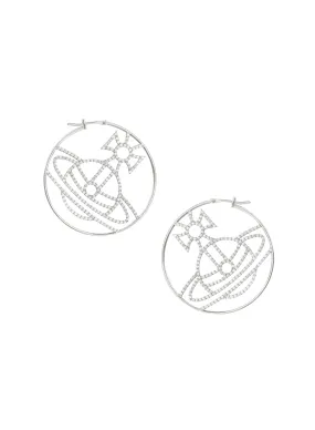 Eloisa Hoop Earrings - Silver - 6203008R-02P102