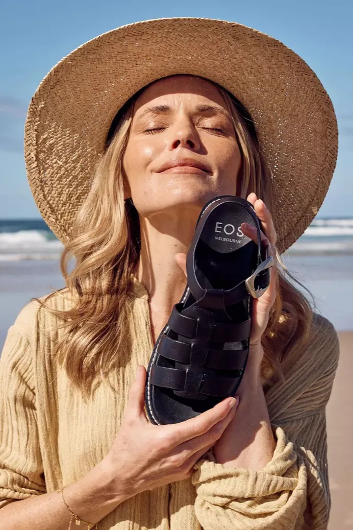 EOS Ornament Sandal Black