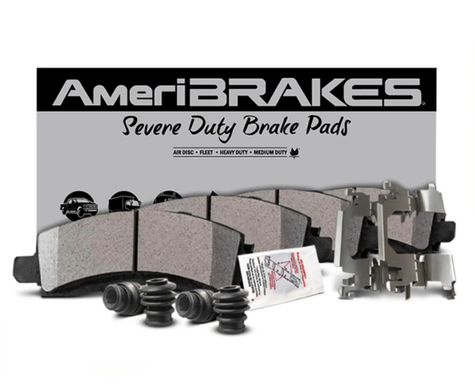 Fleet Duty Compound Disc Brake Pads Parking Shoes For Ram Promaster 2014-2021