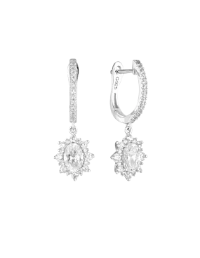 Georgini Iconic Bridal Eloise Earrings - Silver