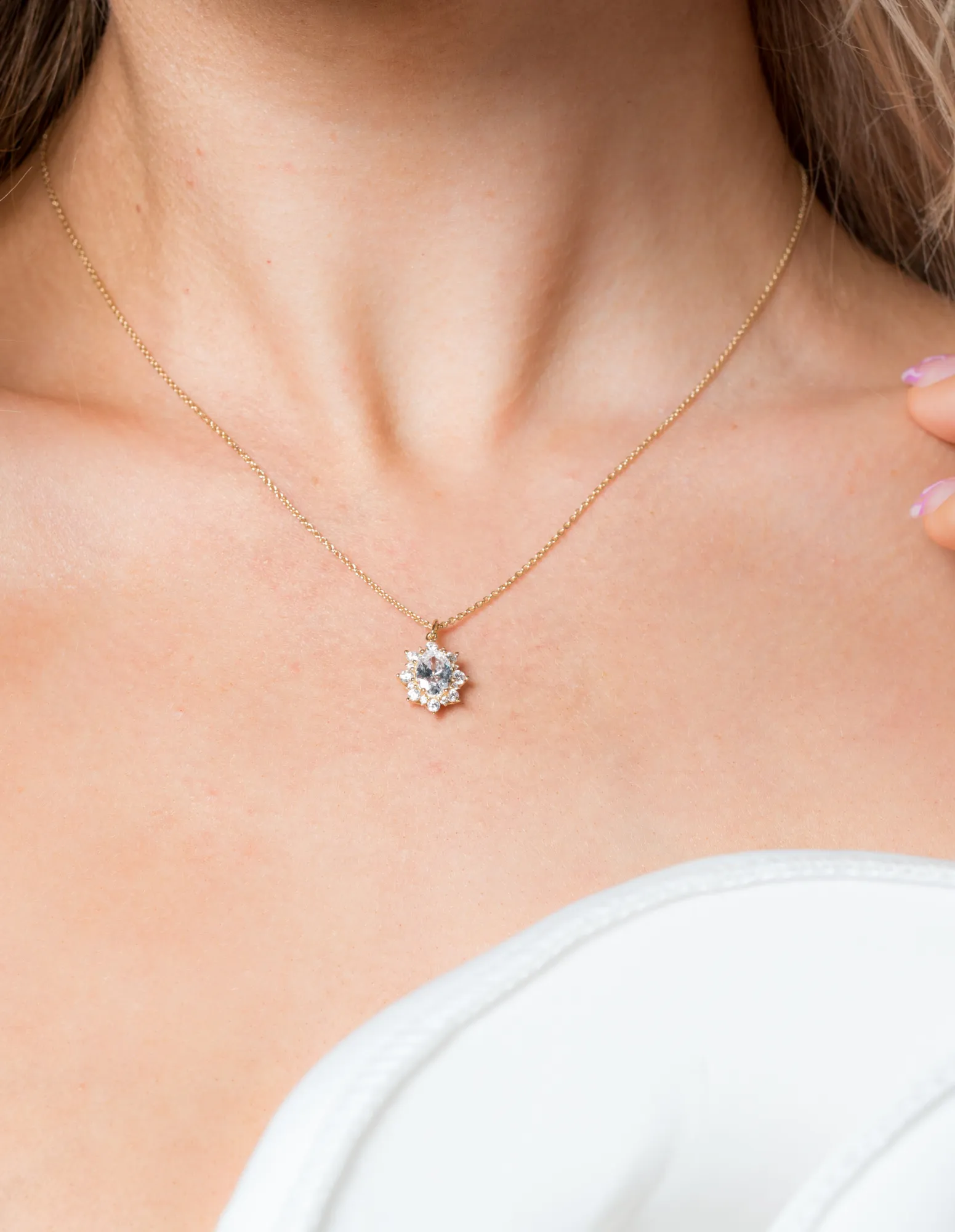 Georgini Iconic Bridal Eloise Pendant - Gold