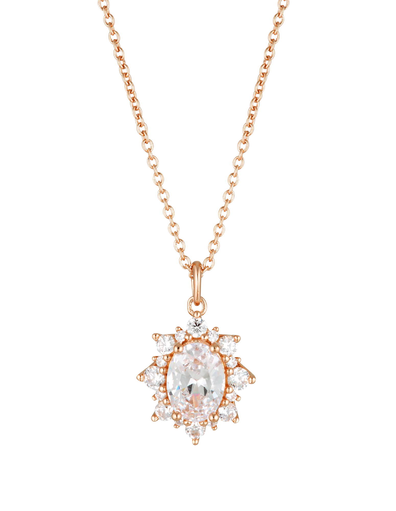 Georgini Iconic Bridal Eloise Pendant - Rose Gold