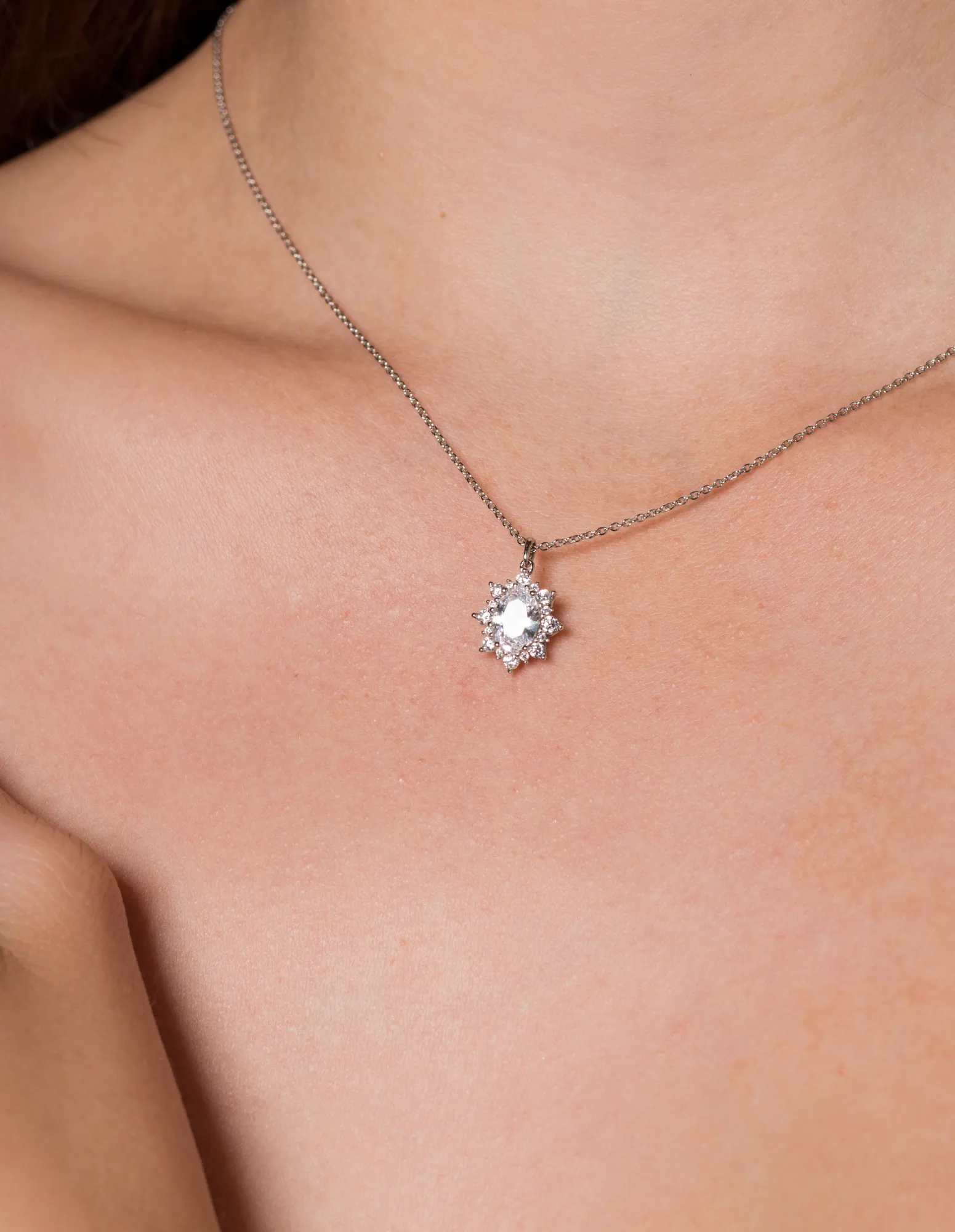 Georgini Iconic Bridal Eloise Pendant - Silver