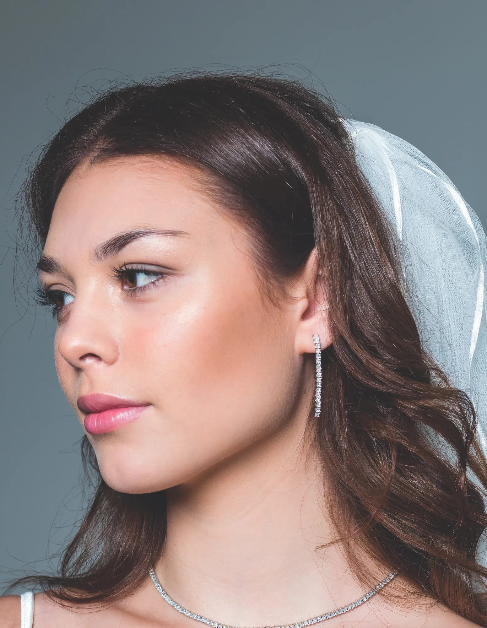 Georgini Iconic Bridal Vera Earrings - Silver
