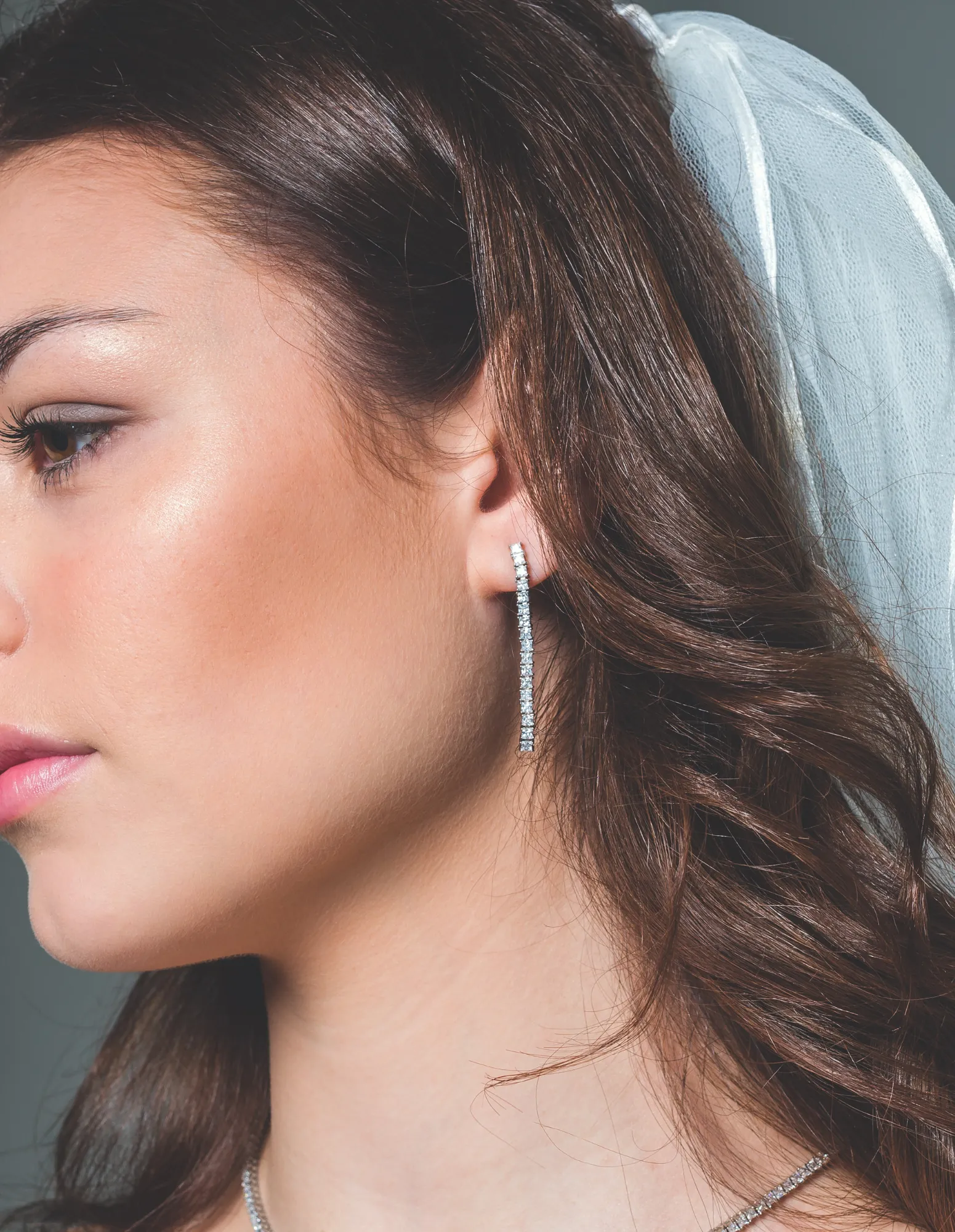 Georgini Iconic Bridal Vera Earrings - Silver