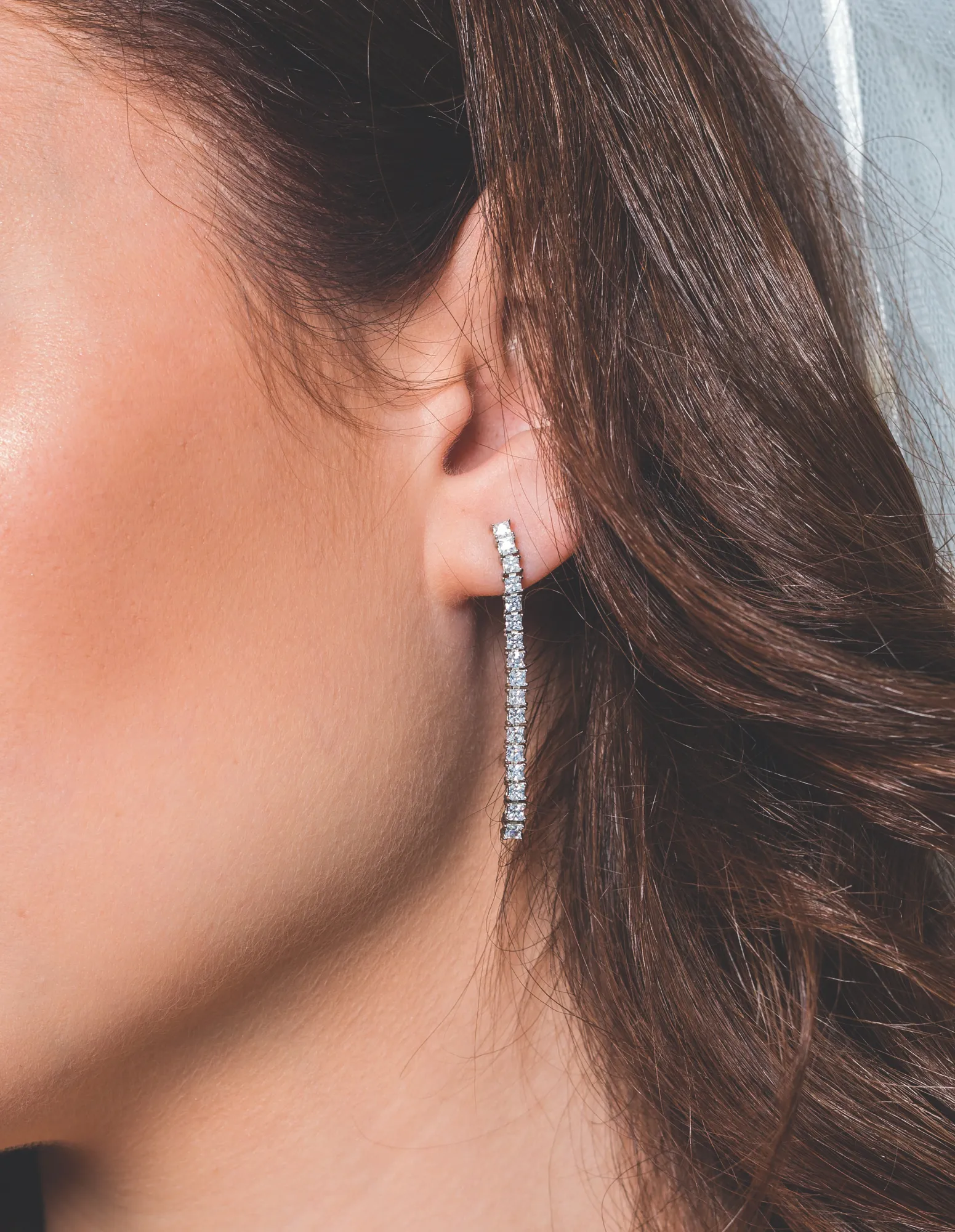 Georgini Iconic Bridal Vera Earrings - Silver