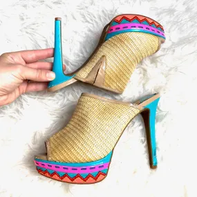 Gianni Bini Bright Stilettos- Size 7 (see notes)
