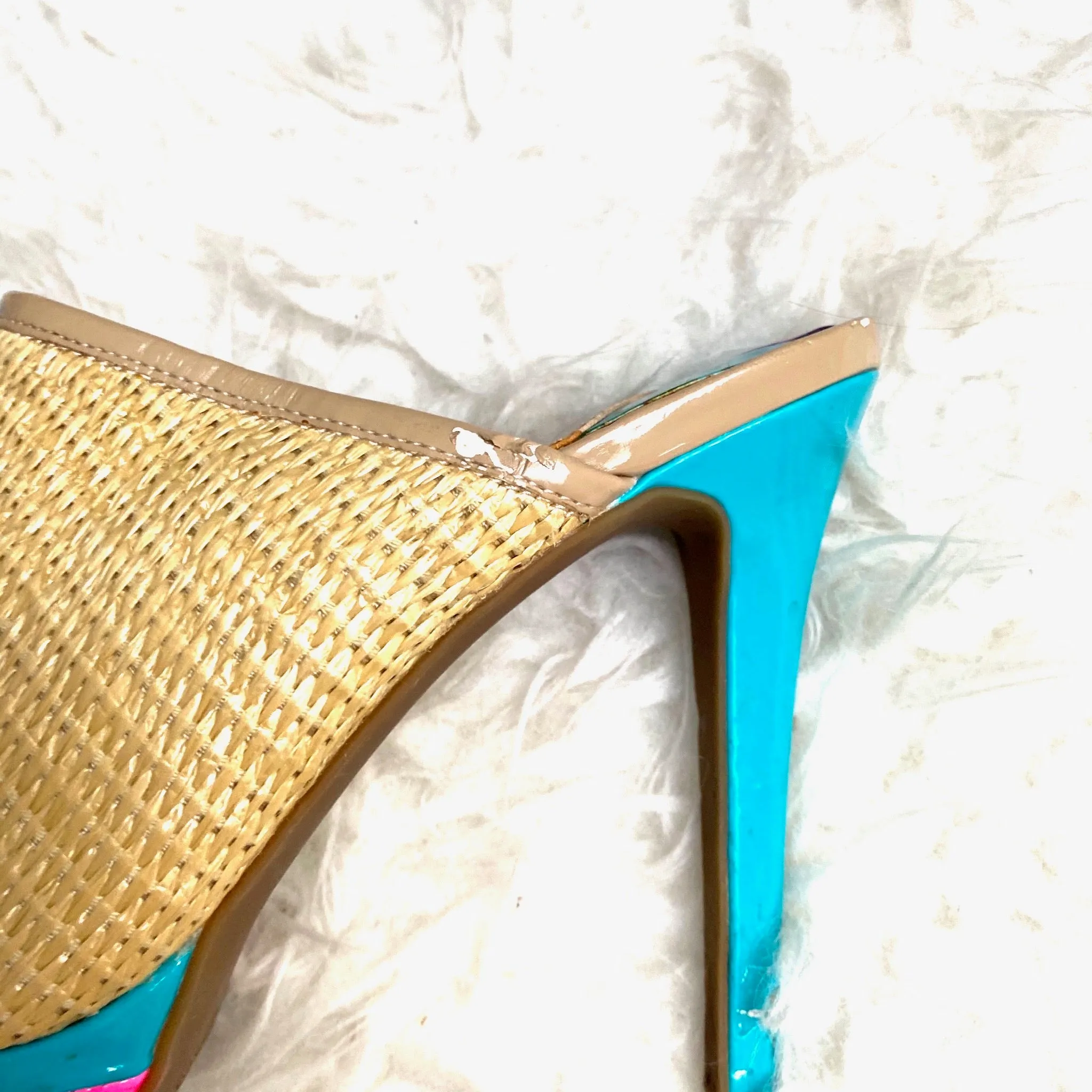 Gianni Bini Bright Stilettos- Size 7 (see notes)