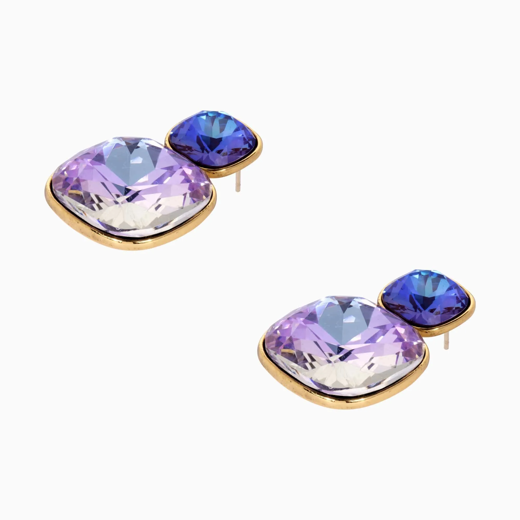 Graduated Crystal Earrings