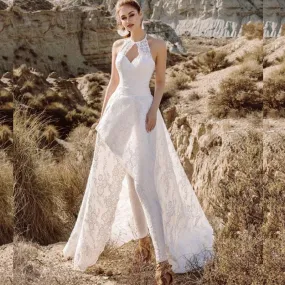 Halter Mermaid Bridal Gown