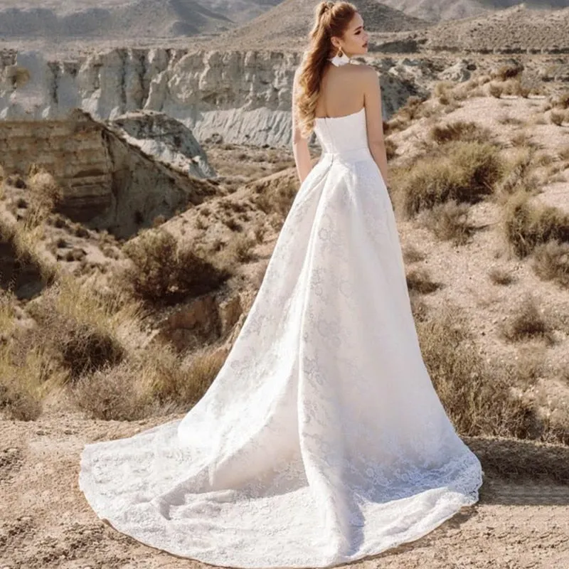 Halter Mermaid Bridal Gown