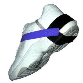 Heel Grounder, 1.25" Cup, Stretch Velcro, 1 Meg, Blue-5PK