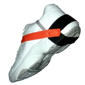 Heel Grounder, 1.25" Cup, Stretch Velcro, 1 Meg, Orange-5PK