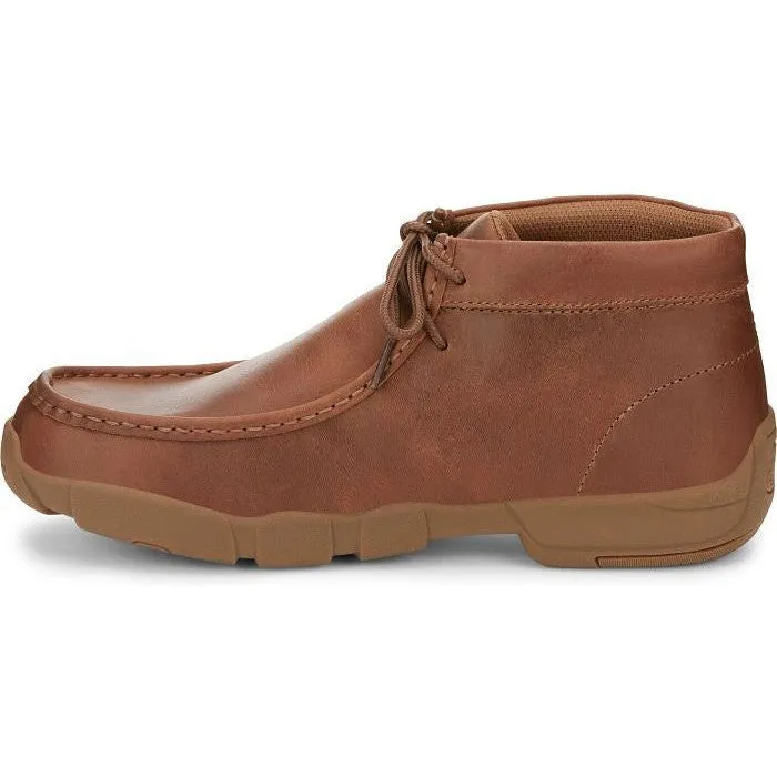 Justin Men's Cappie 4" Moc Toe Work Shoe -Sand Tan- SE241