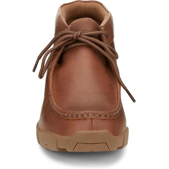 Justin Men's Cappie 4" Moc Toe Work Shoe -Sand Tan- SE241