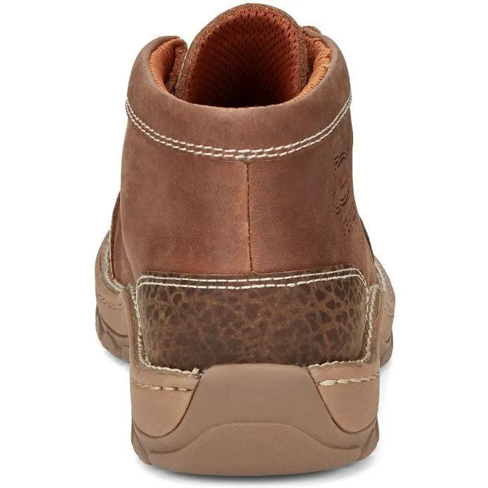 Justin Men's Crafton 4" Moc Toe WP Work Shoe -Brown- SE251