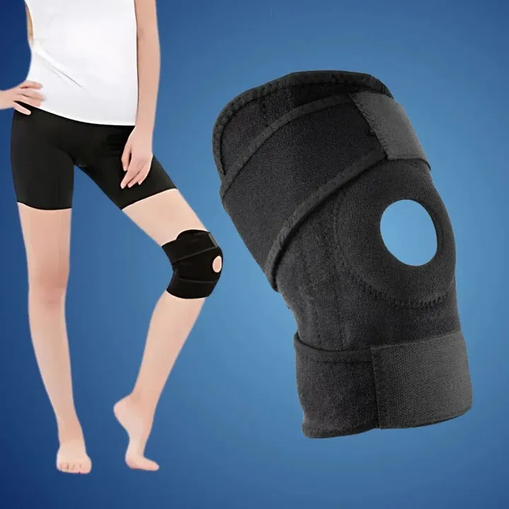 Knee Support with Adjustable Compression | for Pain Relief - Injury Recovery - Arthritis and Sports Stability