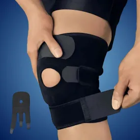 Knee Support with Adjustable Compression | for Pain Relief - Injury Recovery - Arthritis and Sports Stability