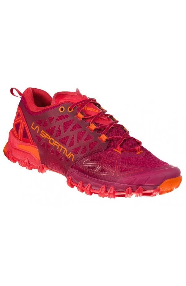 La Sportiva Bushido II Women's Running Shoe - Beet/Garnet
