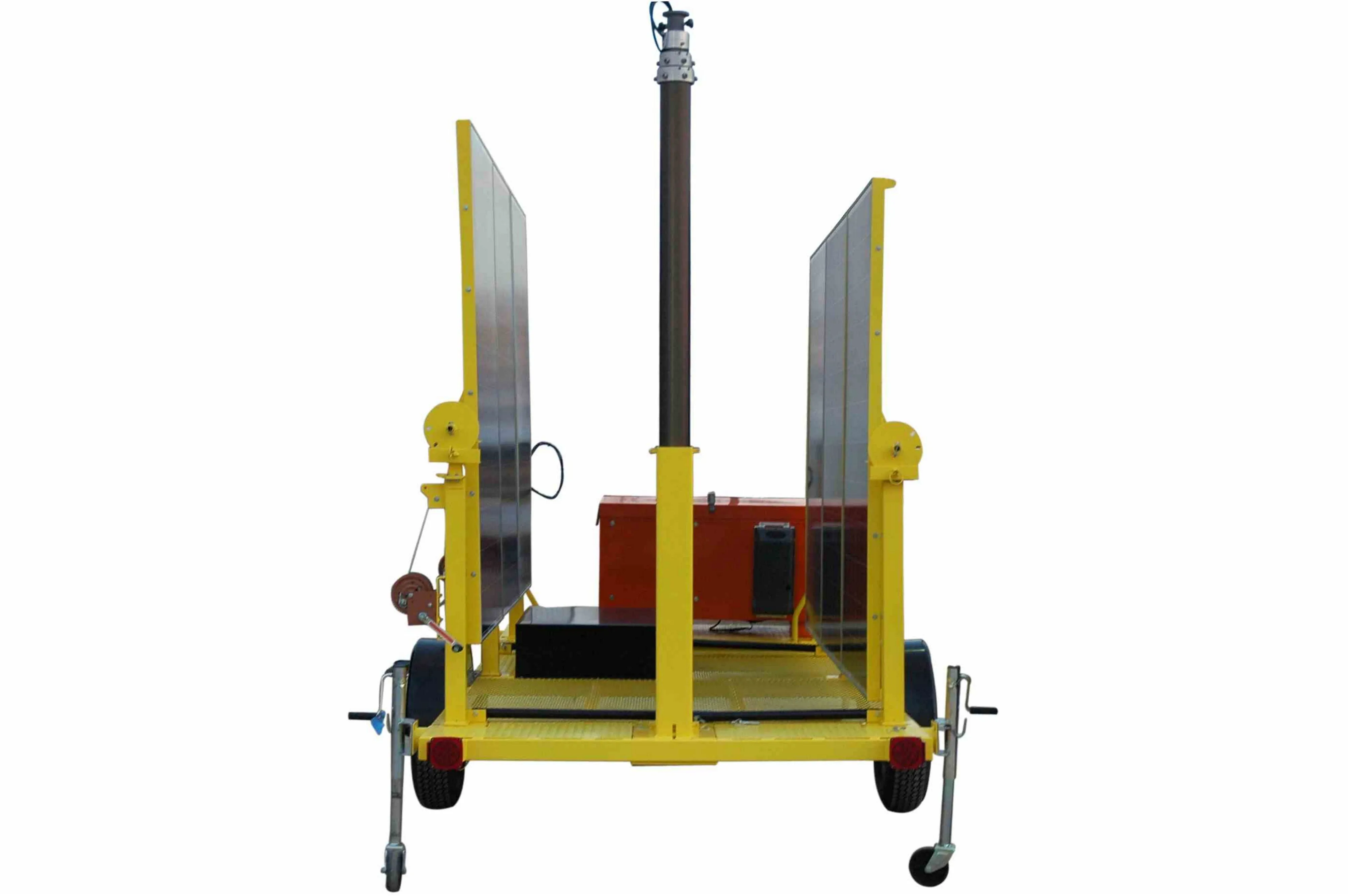 Larson Electronics 1.5KW Solar Power Generator w/ Pneumatic Light Tower Mast - (4) 120 Watt LED Lights - 57 Hr Runtime