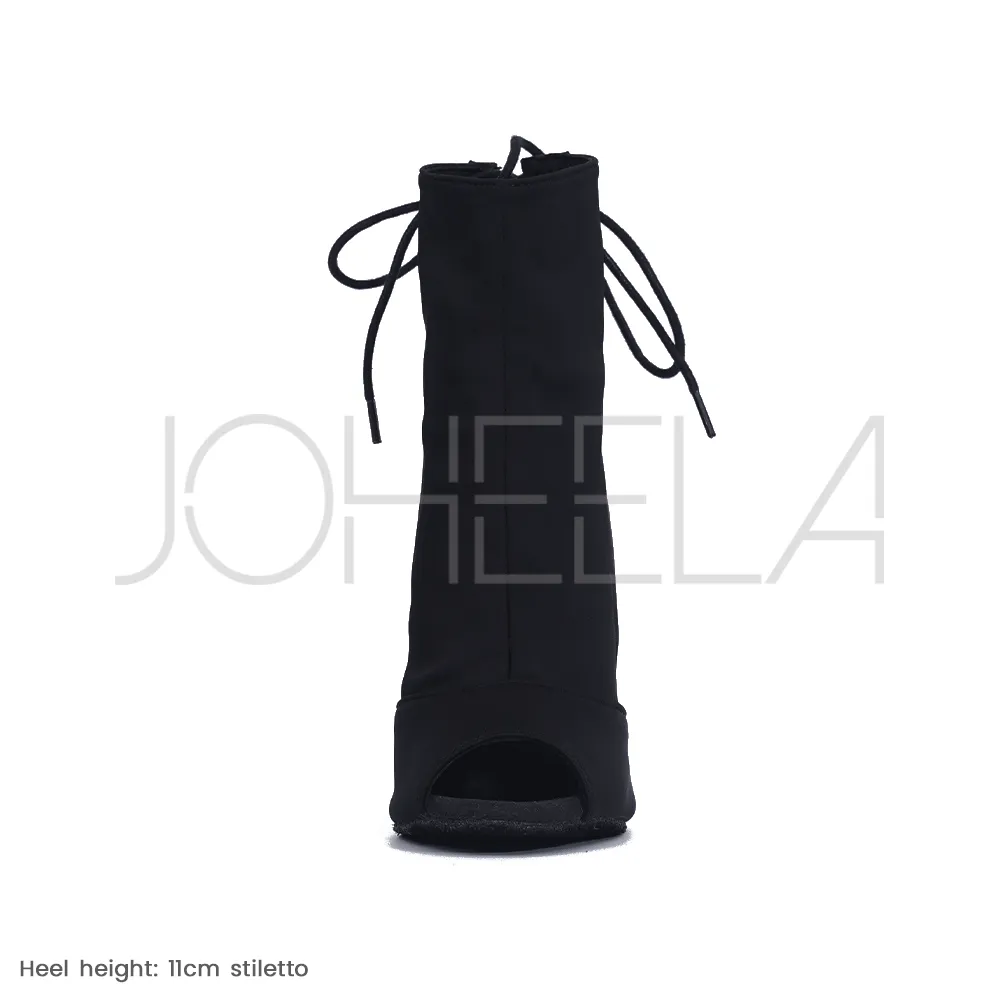 Louane noir - Talons stilettos standard - Personnalisable