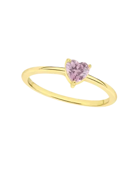 Luv Ring Rose 18ct Gold Plated