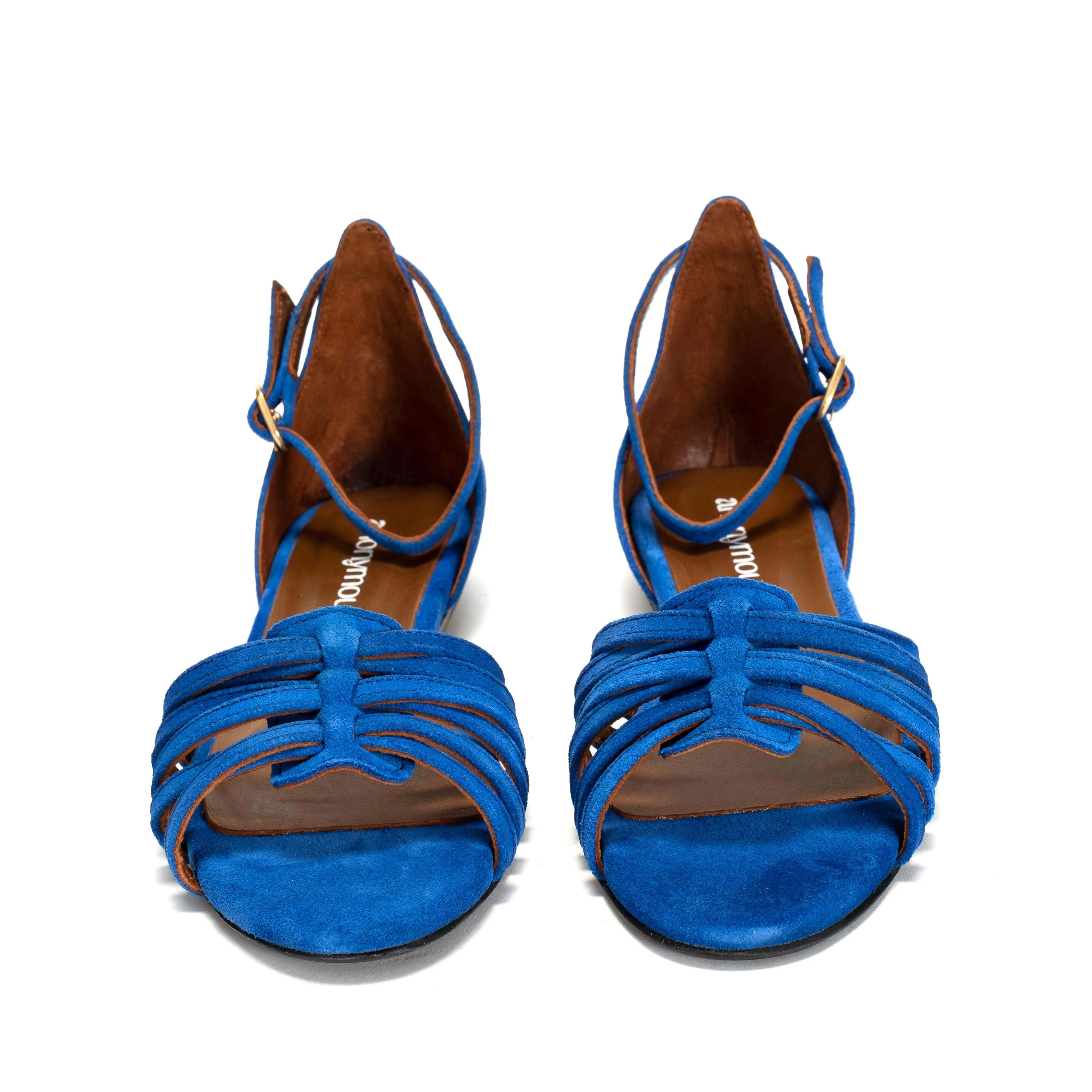 Mareike 10 Calf suede Electric blue