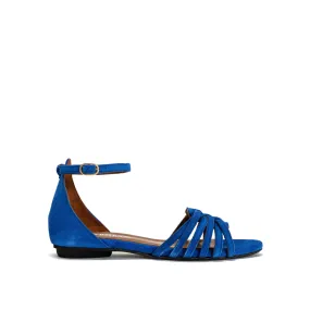 Mareike 10 Calf suede Electric blue