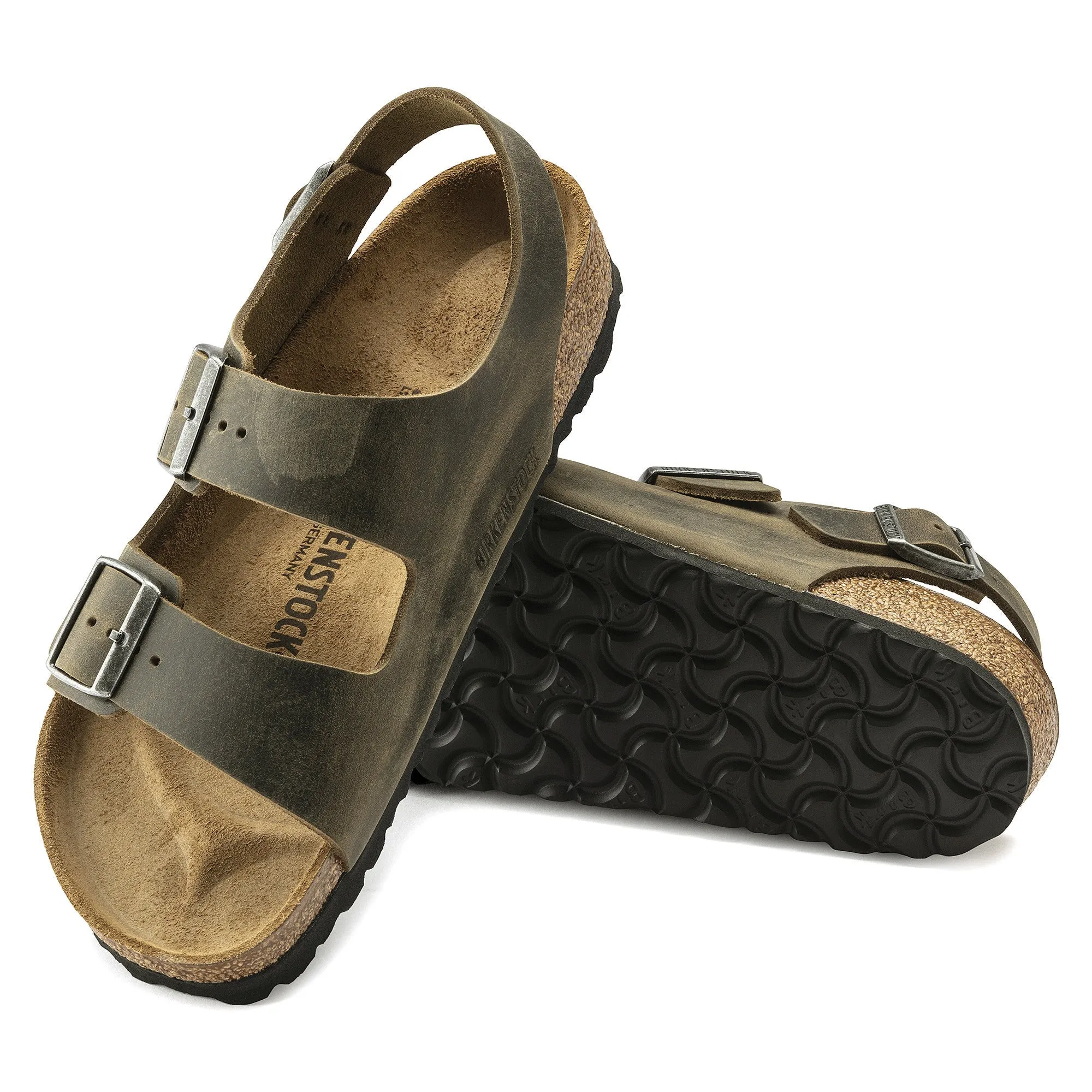 Milano | Oiled Leather | Faded Khaki