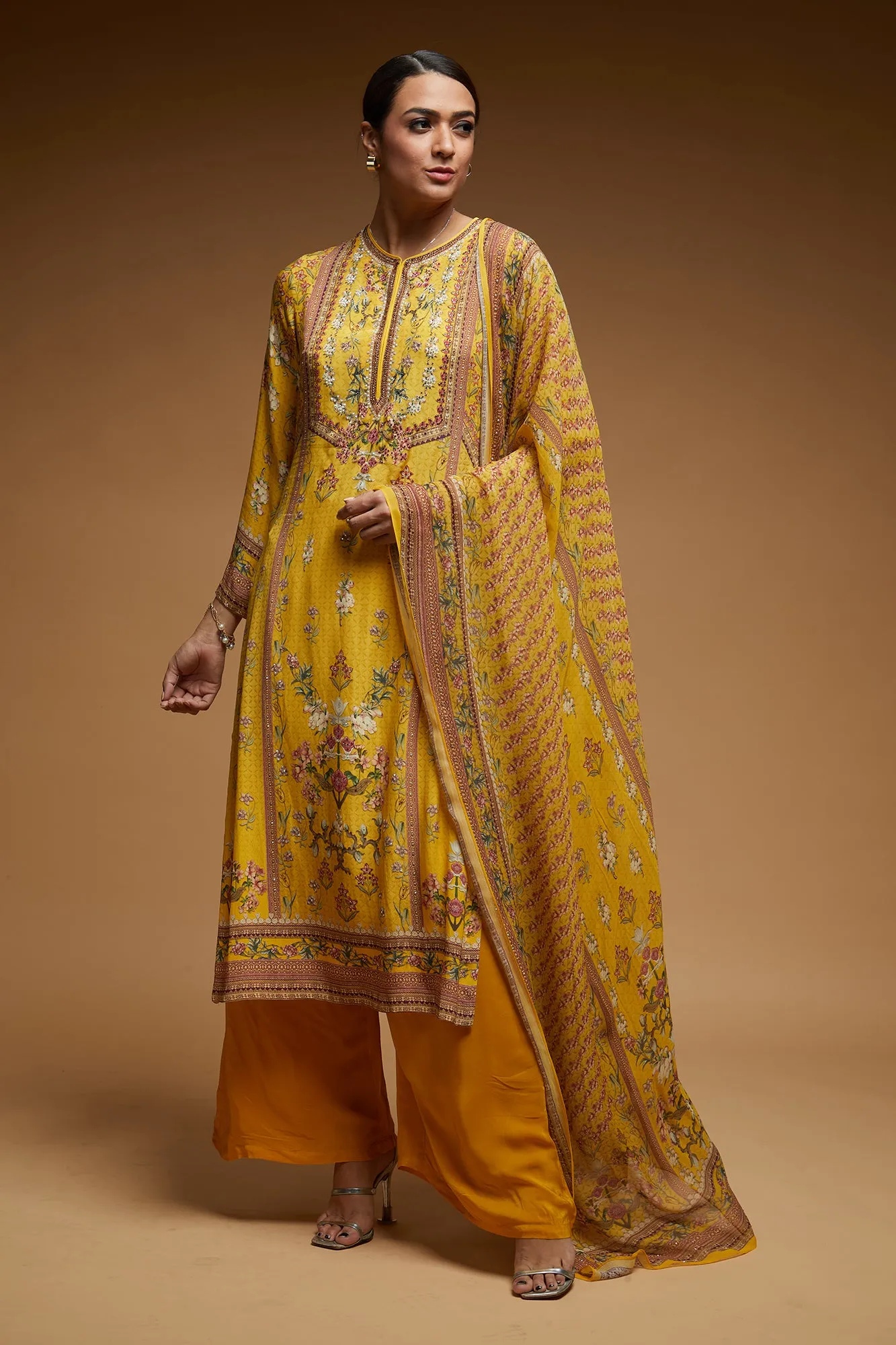 Mustard Color Suit Set
