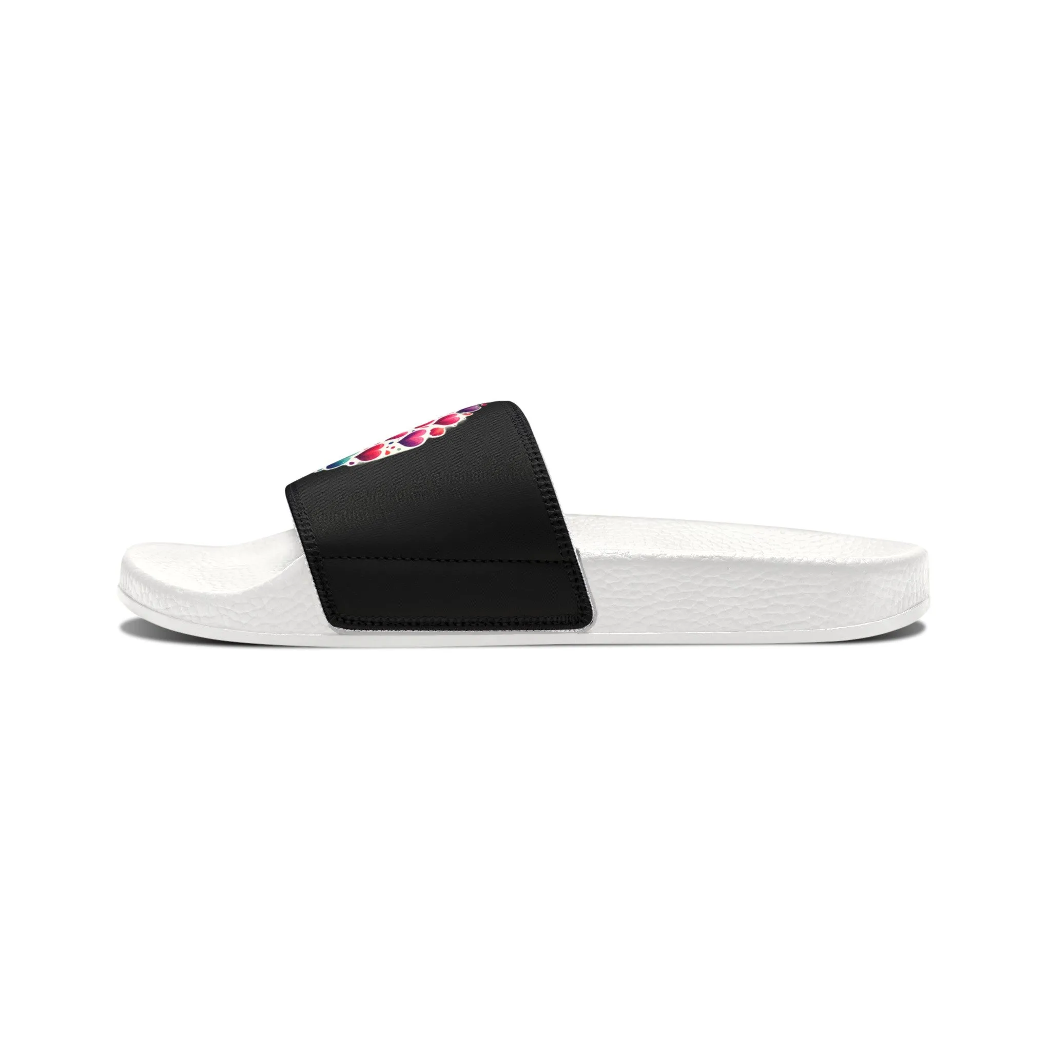 My Papa Loves Me Slide Sandals (Black)