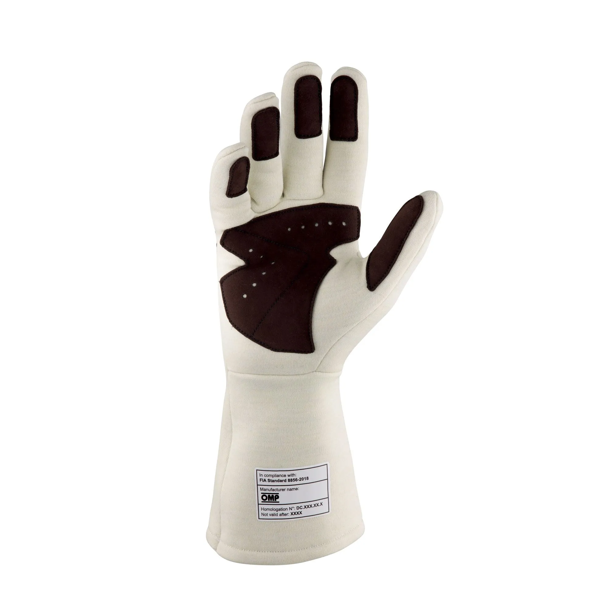 OMP Dijon Vintage Fireproof Gloves [FIA 8856-2018] Black / Red / Cream / Navy Blue