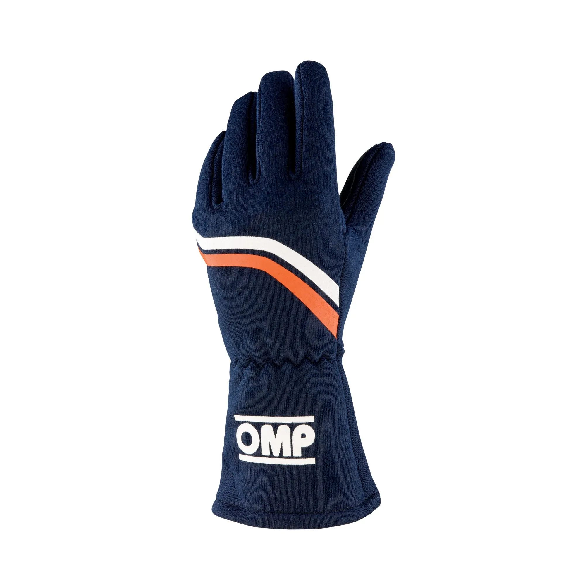 OMP Dijon Vintage Fireproof Gloves [FIA 8856-2018] Black / Red / Cream / Navy Blue