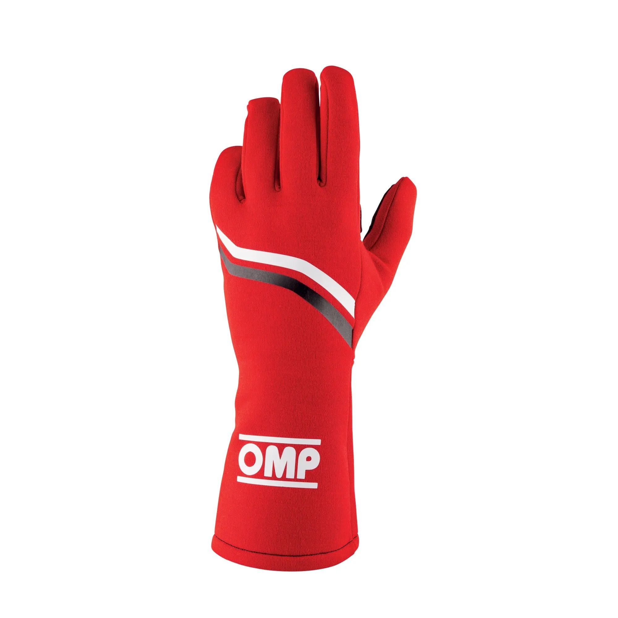 OMP Dijon Vintage Fireproof Gloves [FIA 8856-2018] Black / Red / Cream / Navy Blue