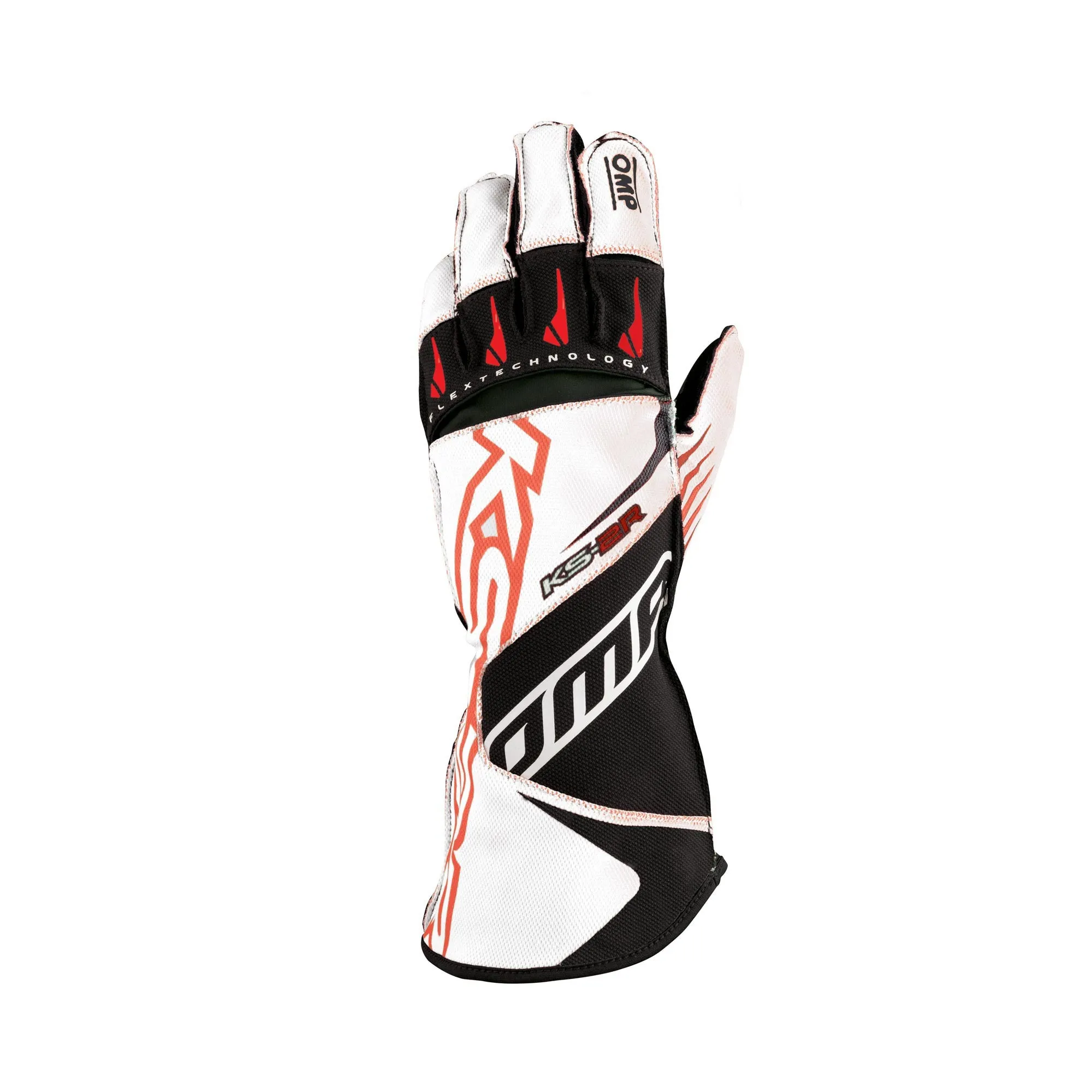OMP KS-2R Karting Gloves - Black / Navy Blue / Red/Black / White/Red / Yellow
